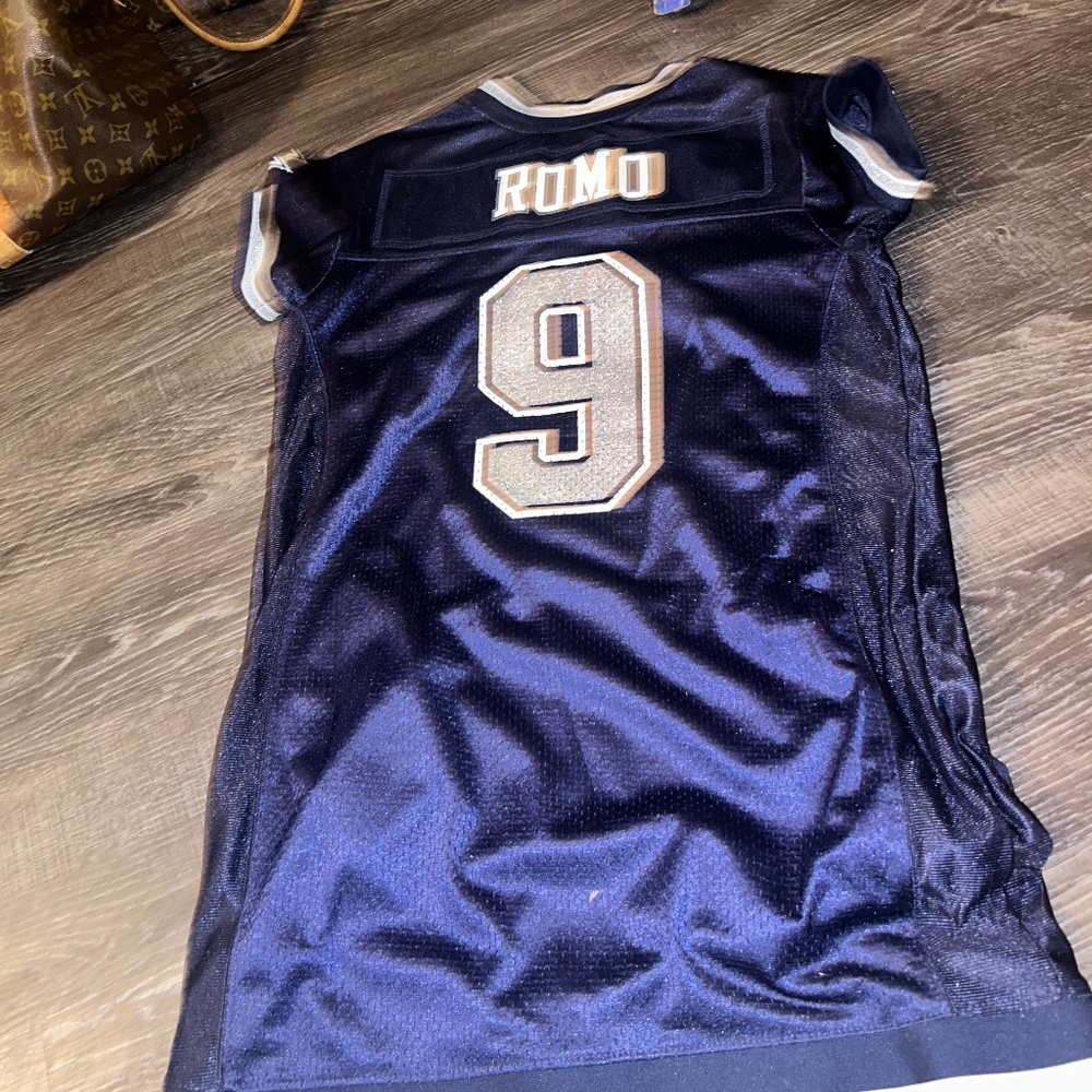 Dallas Cowboys Tony Romo #9 Jersey Dress + Glitter Star Cowboy Boots (Size 8)